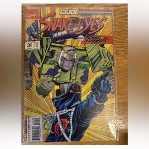 G.I. Joe Snake Eyes Comic Book G.I. Joe Snake Eyes Marvel Comics Issue #140